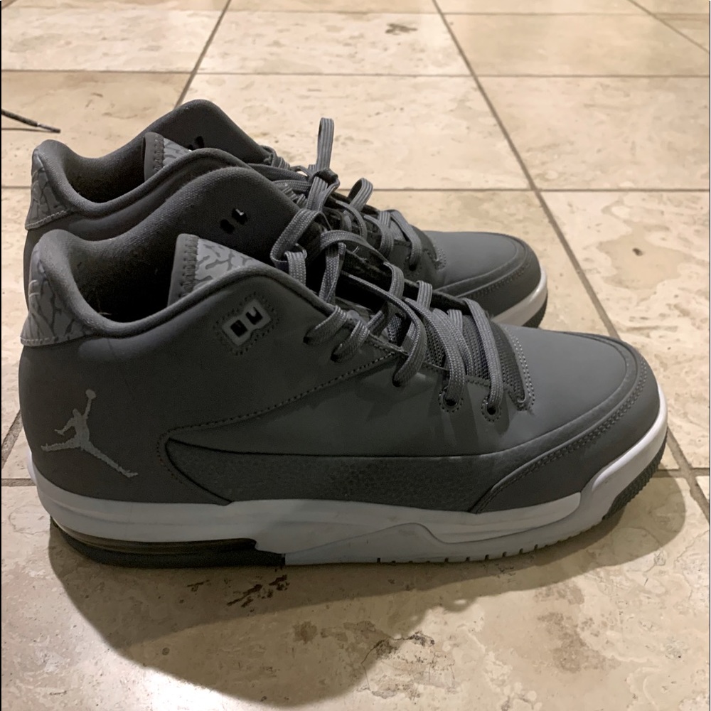 Grey Jordan shoes